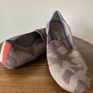 Rothy’s original loafer. Camo print. Size 7.5